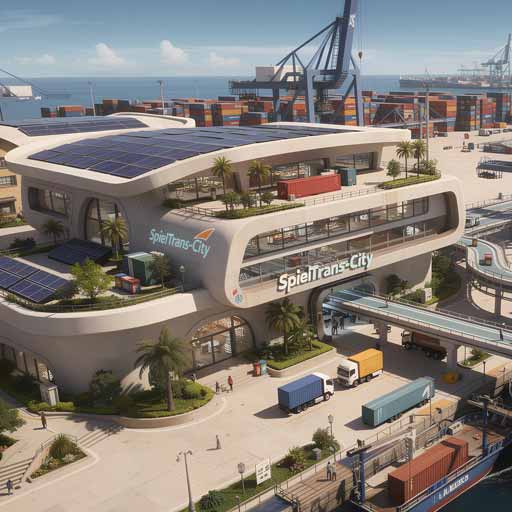 Logistik-Zentrum in SpielTrans-City